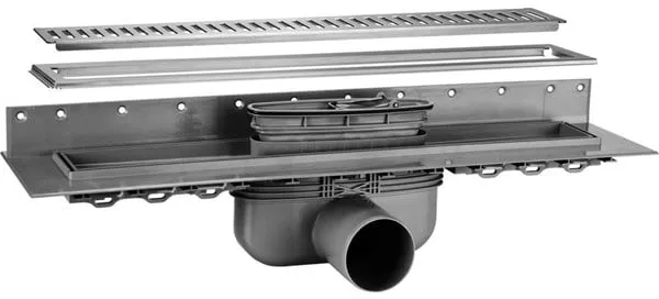 Purus Line golvavlopp komplett paket 900 mm