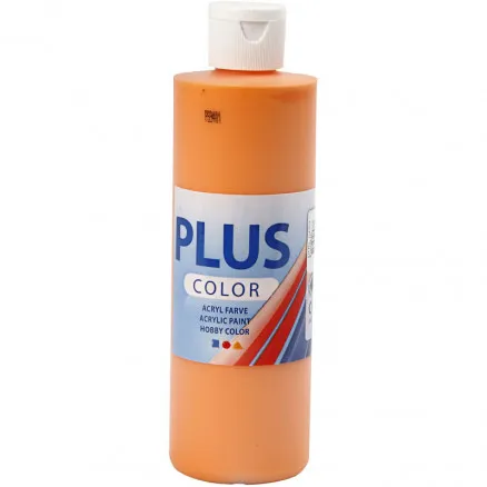 Plus Color Hobbymålning, Pumpa, 250 ml/1 fl.