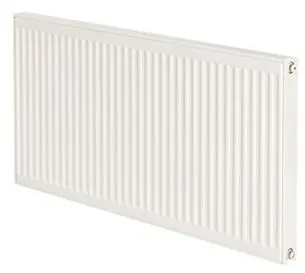 Purmo Compact radiator med ventil 11 - 400 x 1400 mm, RAL 9016, Vit